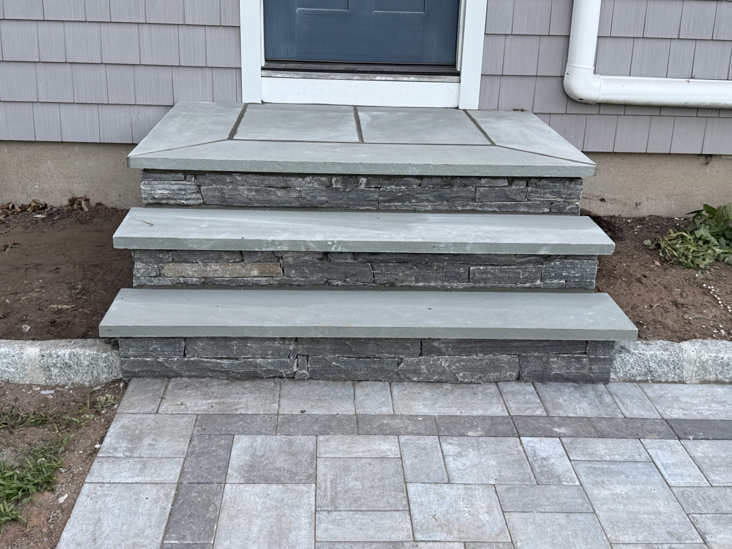 Steps & Walkway installation by Alpha Hardscapes