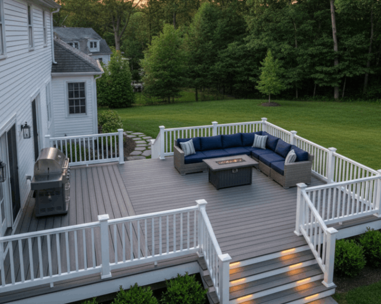 new-haven-ct-modern-composite-backyard-deck